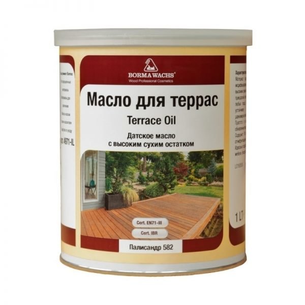 Датское масло IL – масло для террас Borma Wahcs, 1л.